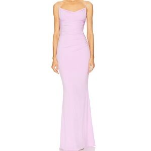 Katie may Lilac lace back dress